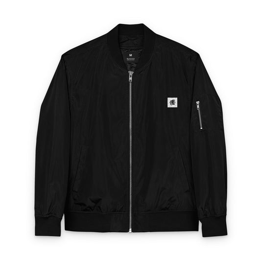 Lucky&Find Eco-Friendly Bomber Jacket - Embroidered Design for Casual Style